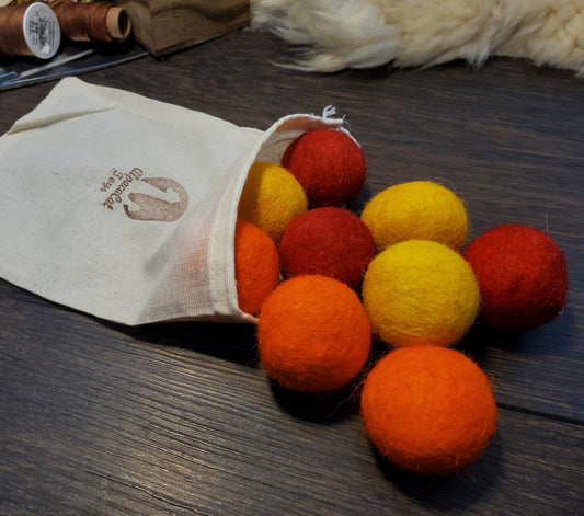 Felted Wool Cat Toys: Handmade Catnip Balls, 9-Piece Set