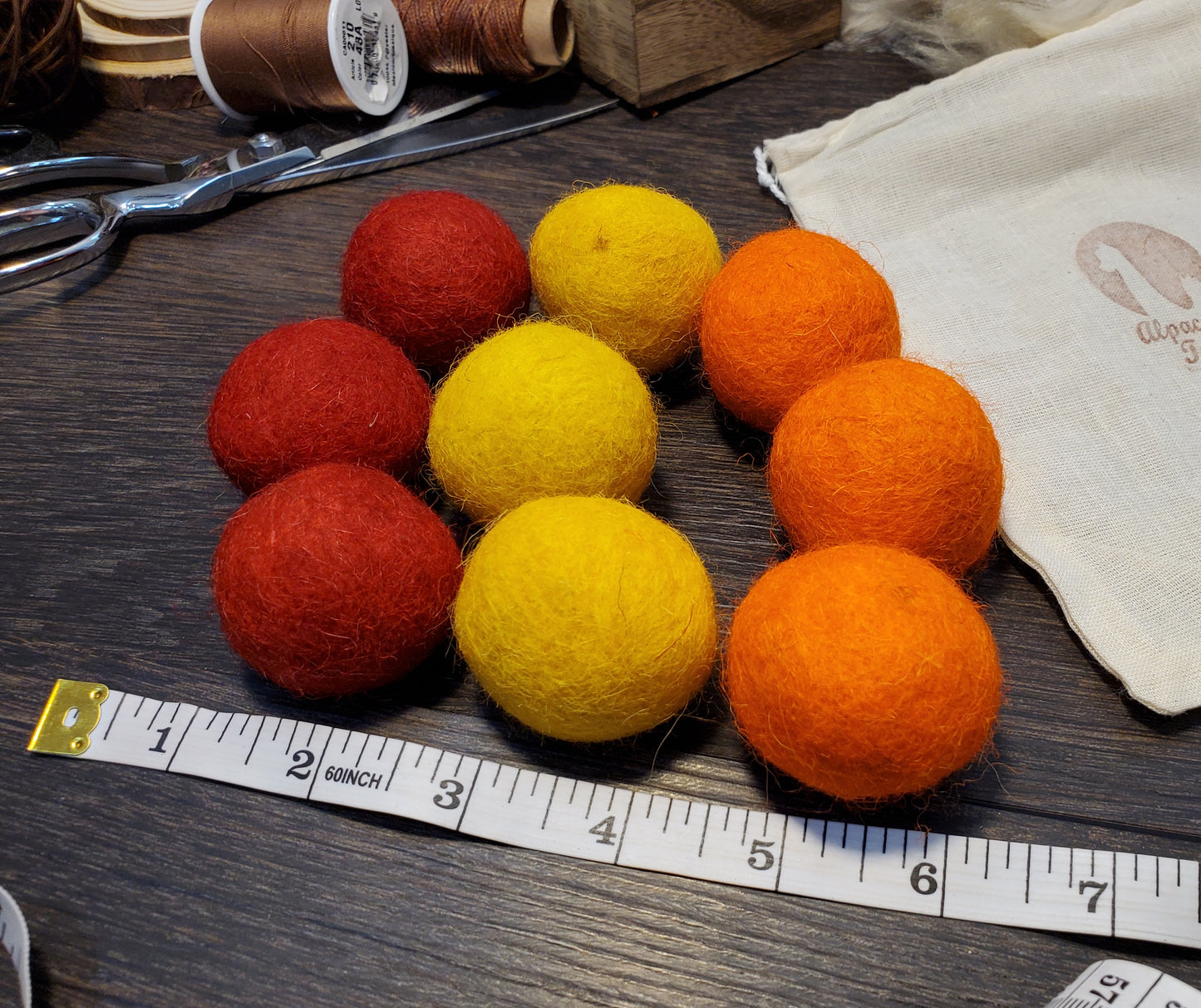 Felted Wool Cat Toys: Handmade Catnip Balls, 9-Piece Set