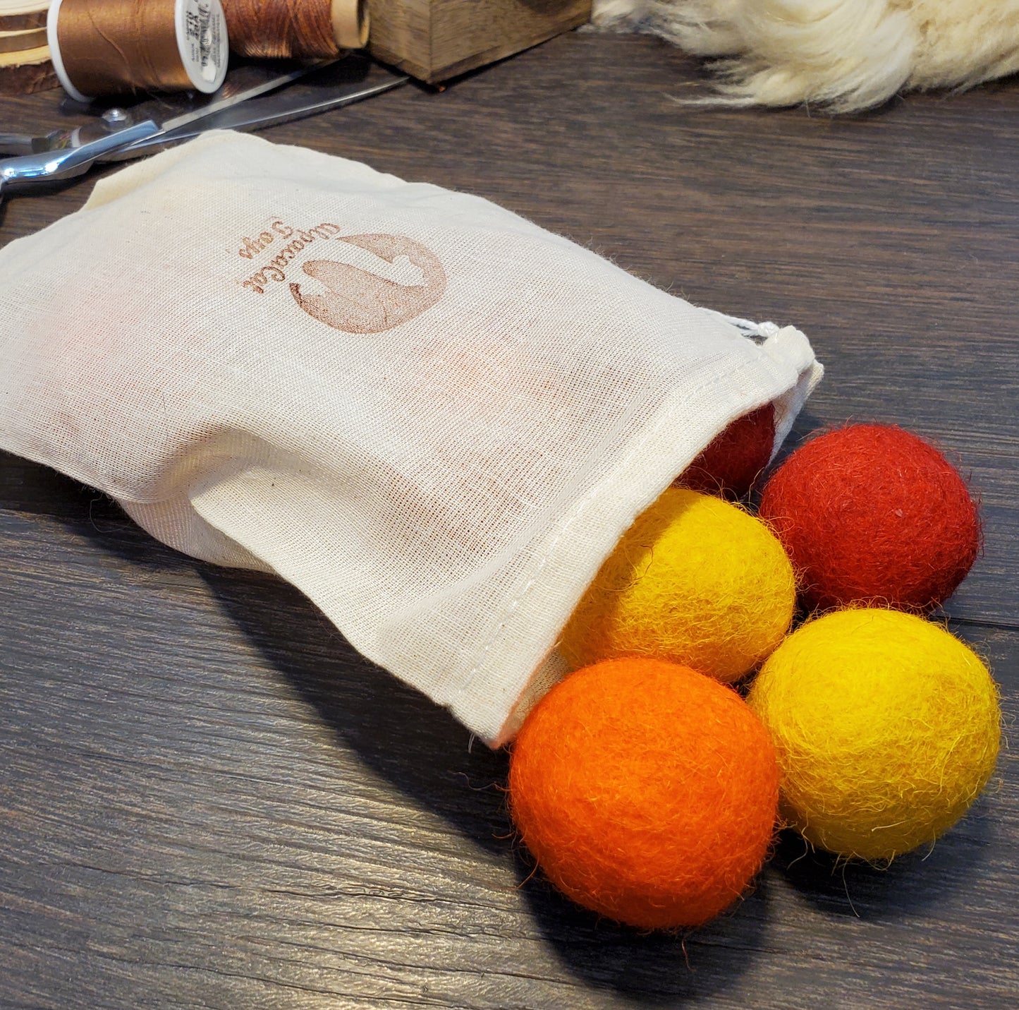 Felted Wool Cat Toys: Handmade Catnip Balls, 9-Piece Set